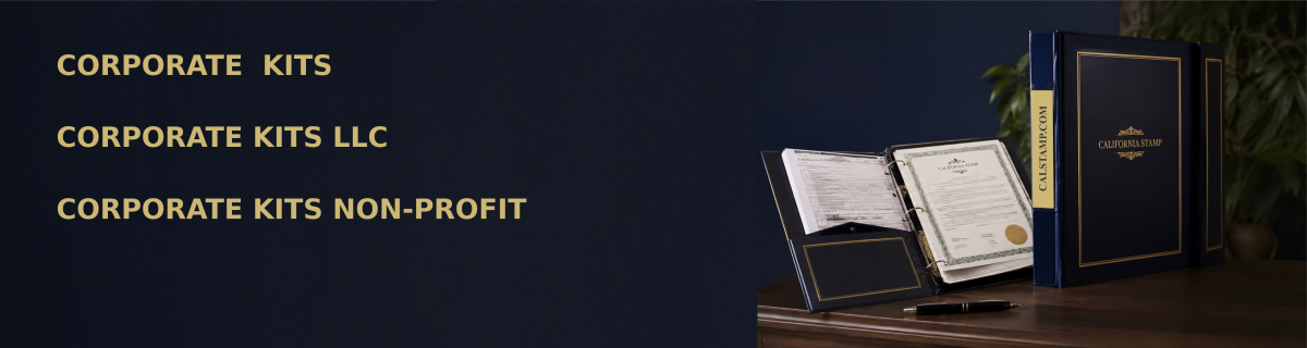 All you need for your corporation. Stock Certificates, Corporate Seal embosser, transfer ledger, and minutes. Quality vinyl binder and slip case for storage.